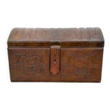 Leather trunk
