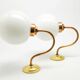 Art Deco sconces, Poland, 1950s, set of 2