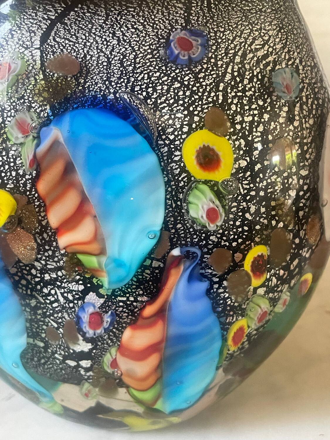 Murano millefiori vase circa 1950