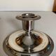 2 stainless steel candlesticks "made in france"