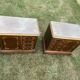 Pair of antique bedside tables