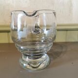 Art deco glass pitcher