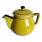 Yellow Art Deco teapot