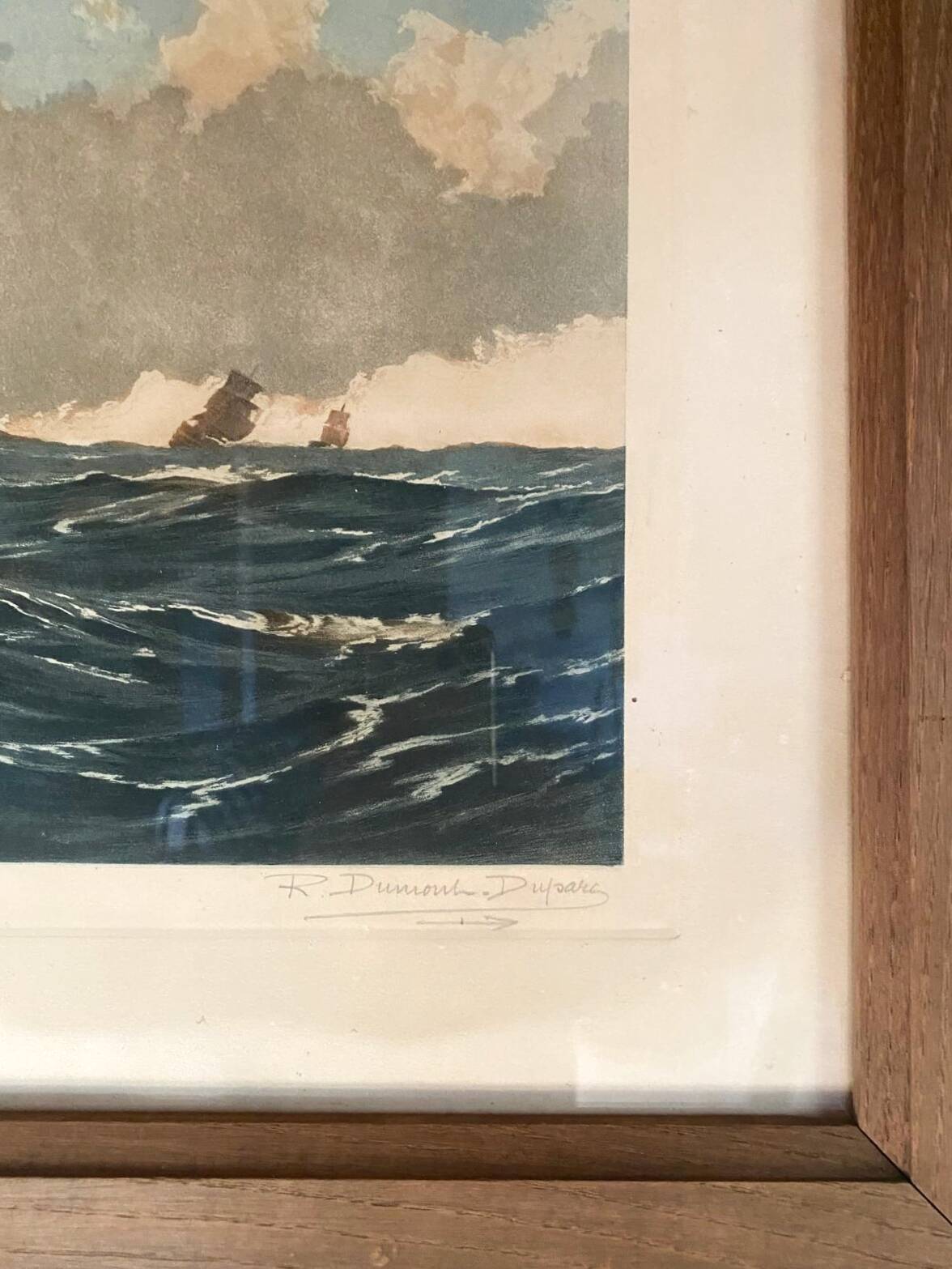 Tableau. marine. by robert dumont duparcq.