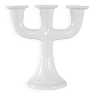 Bougeoir en céramique, design suédois, années 1970, fabricant : Guldkroken Hjo