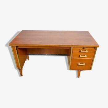 Vintage mahogany office 1960 Italy