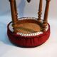 Antique stool / piano stool - upholstered, probably France - Napoleon III, circa 1880