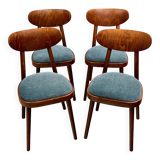 Set of 4 Dining Chairs, TON, 1960s, Czechoslovakia