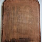 Vintage Louis Philippe style table mirror in Basque red 48 cm x 61 cm