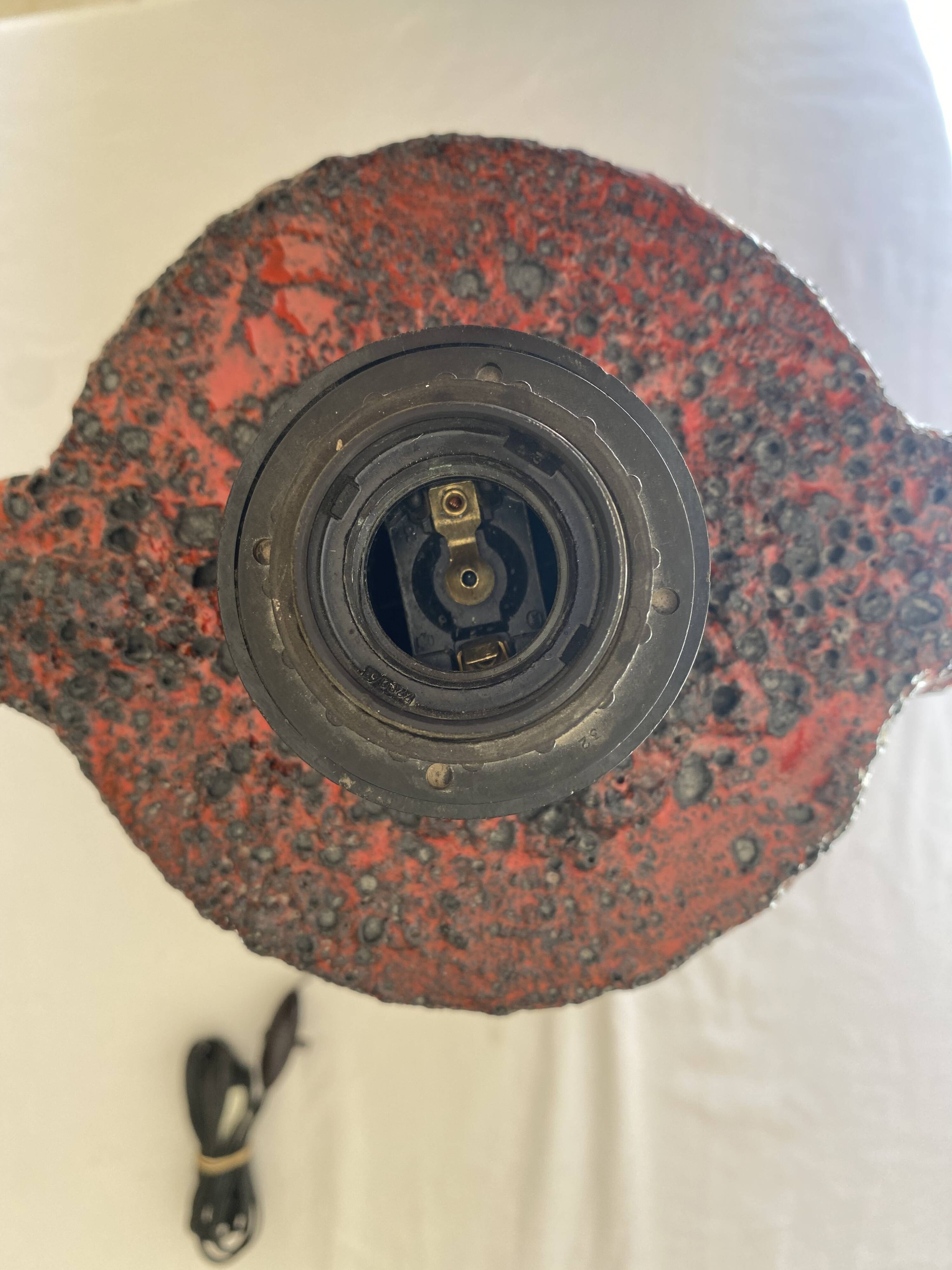 Large designer lamp base West Germany