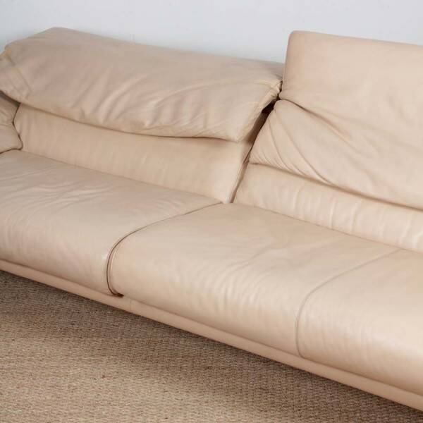 Alanda leather sofa by Paolo Piva for B&B Italia, 1980s