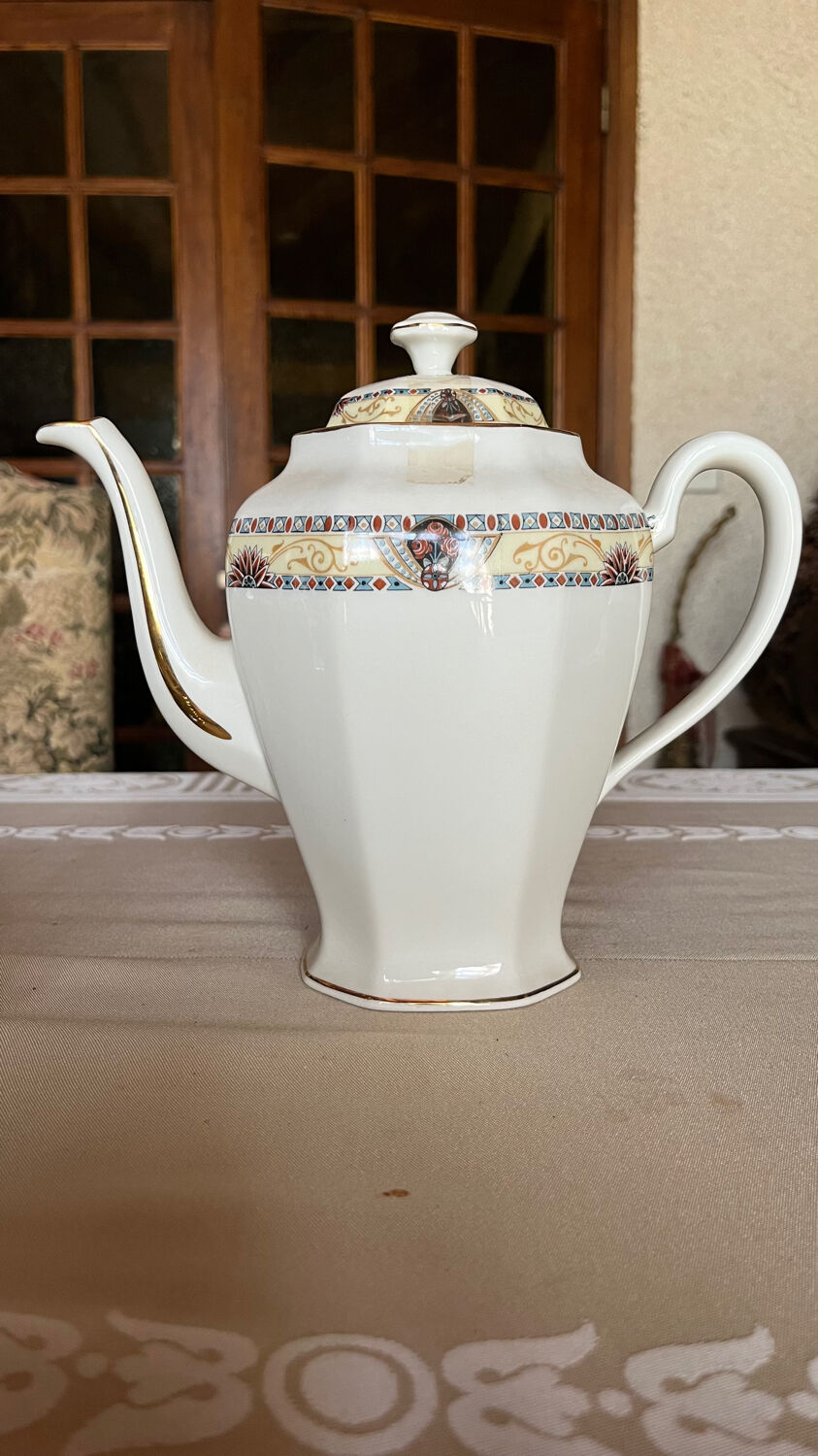 Old Limoges porcelain coffee service WG & Cie