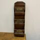 Wooden mail folder letter holder
