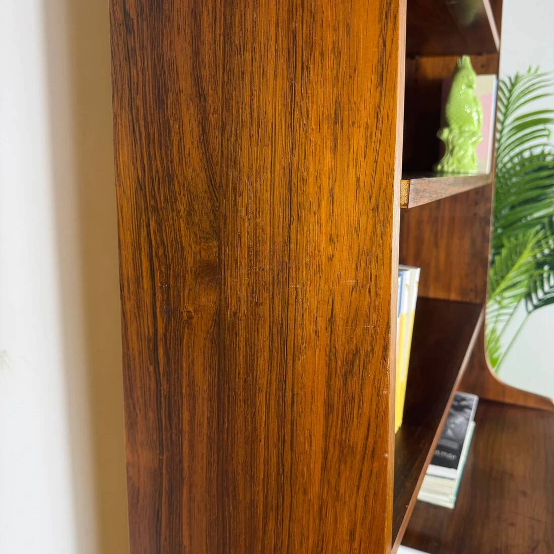 Vintage rosewood bookshelf – mid-century modern Scandinavian design