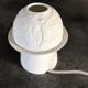 LAMP Night light Lithophanie BERNARDAUD Limoges in BISCUIT decoration VERSAILLE signed