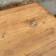Solid oak farm table with 1 drawer