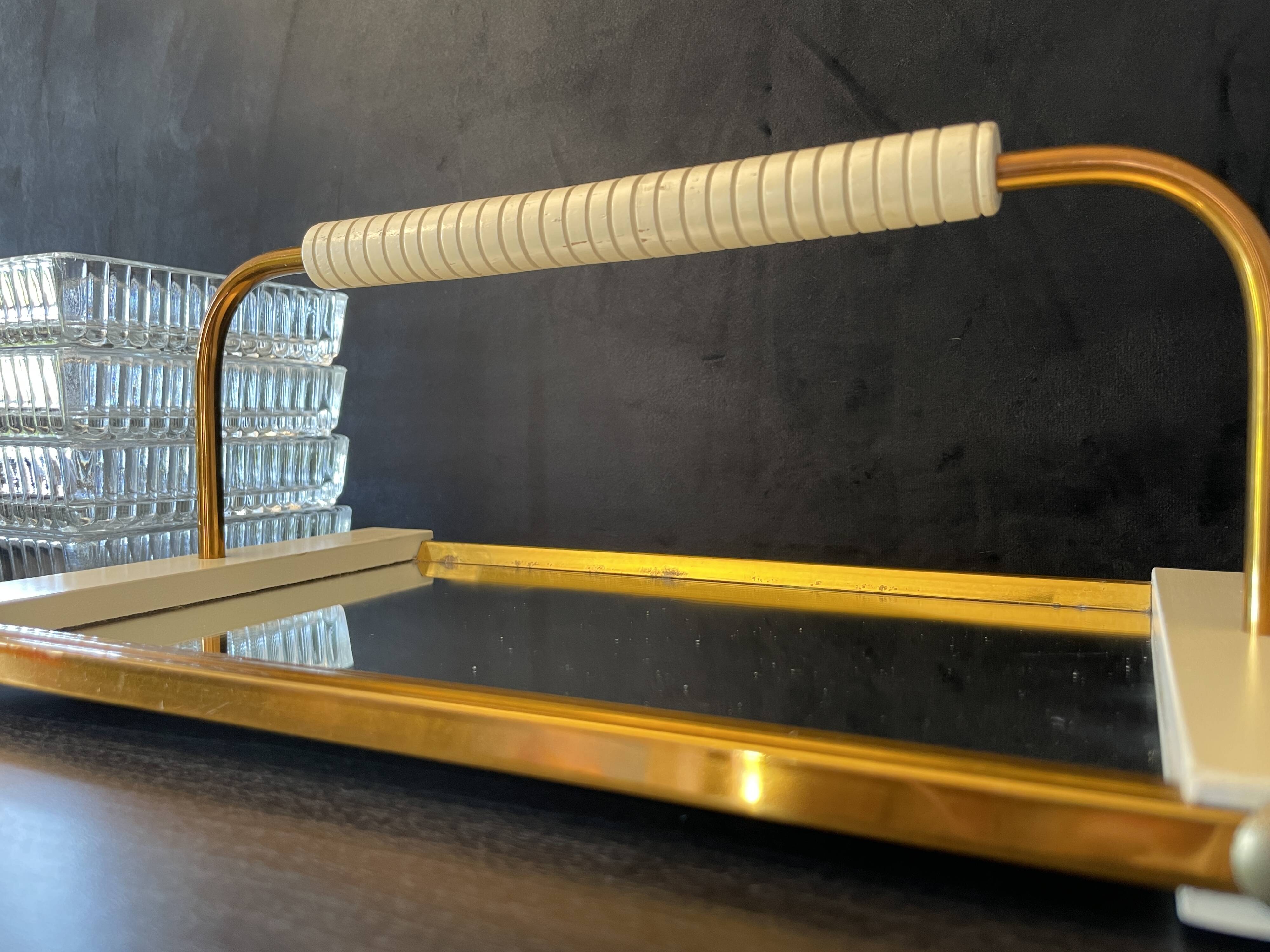 Art Deco Mirrored Appetizer Tray