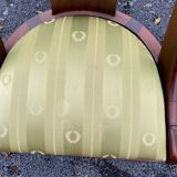 6 chaises gondole en acajou