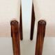 Set of two dining chairs in Scandinavian design.