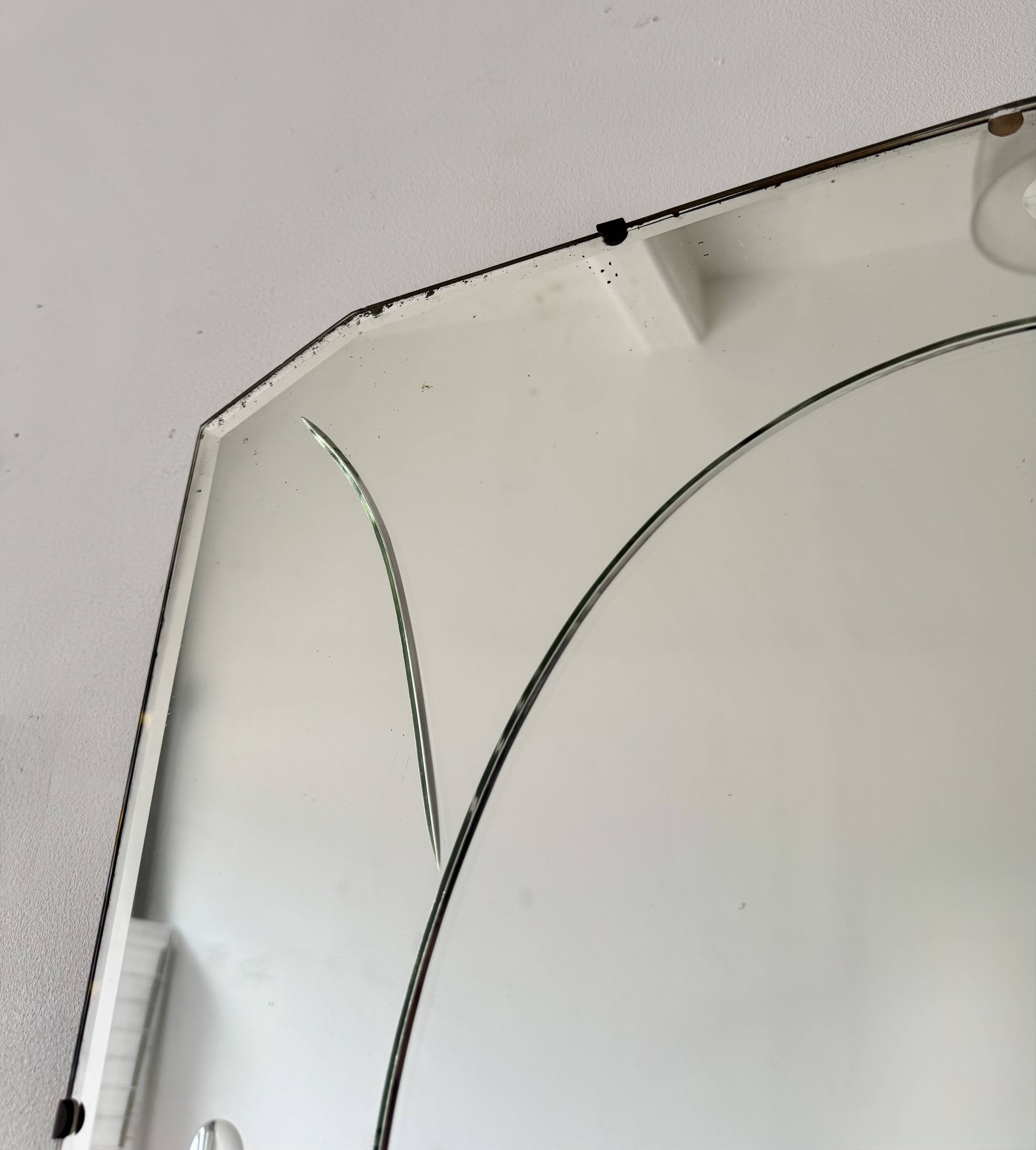Vintage Beveled Wall Mirror