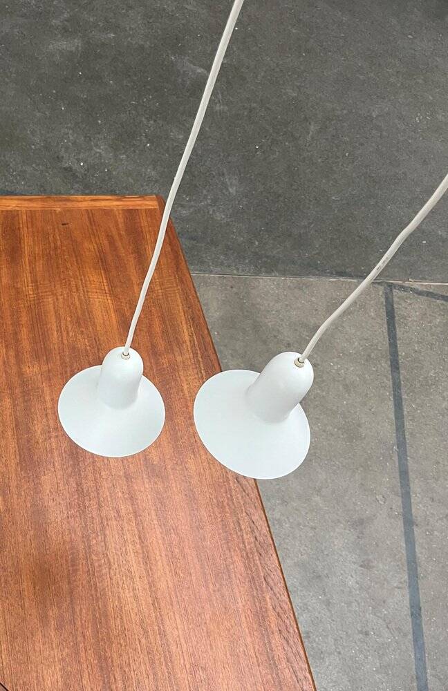 Danish confetti pendant lamps from the mid-century space age by Claus Bondrup and Torsten Thorup for Focus, 1960s, set of 2.