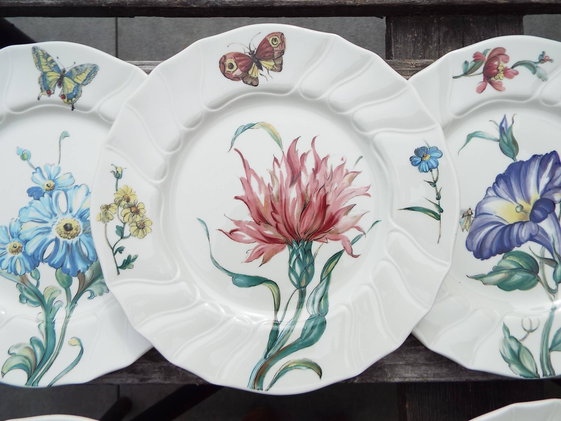 6 dessert plates Villeroy and Boch model Bouquet lot1