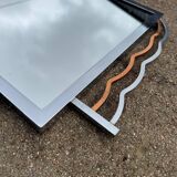 Chrome Art Deco mirror