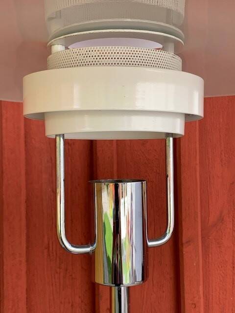 Scandinavian metal floor lamp from the 70s/80s