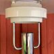 Scandinavian metal floor lamp from the 70s/80s