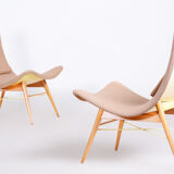 Set of two mid century armchairs made in 1950