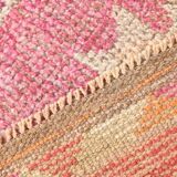 3x10 Rug For Kitchen Pink Turkish Runner Rug, 86x321Cm SK 18318