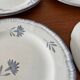 Lot de 4 assiettes à dessert Niderviller peintes à la main – Faïence v