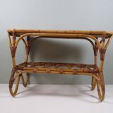 Vintage bamboo coffee table, Rohe Noordwolde, 1960s/70s