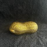 Vintage 1960s-70s ceramic peanut box