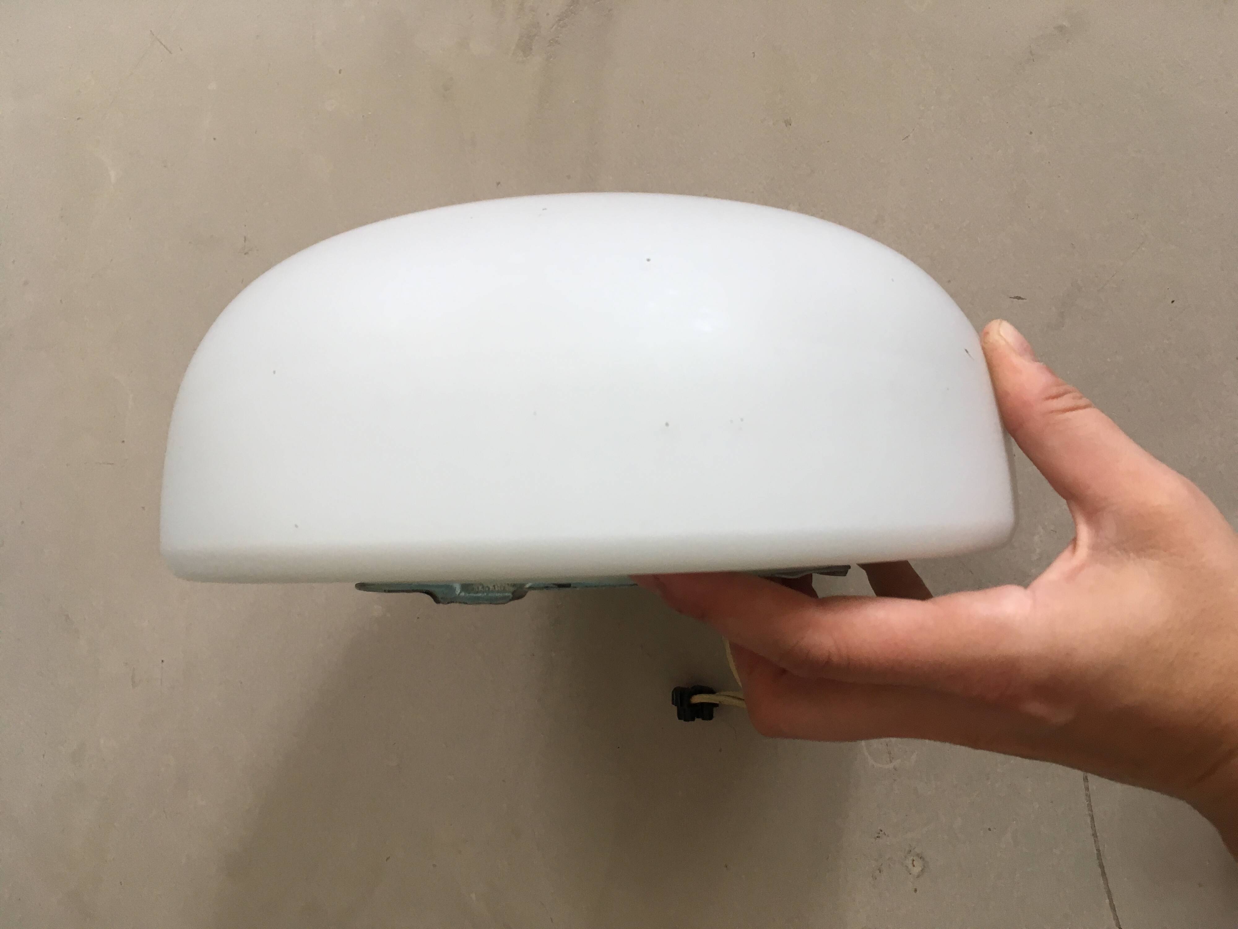 Vintage opaline wall or ceiling light