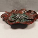 Earthenware dish, in beautiful partial glaze. Made by Sloth keramik Danamrk 1978