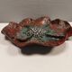 Earthenware dish, in beautiful partial glaze. Made by Sloth keramik Danamrk 1978
