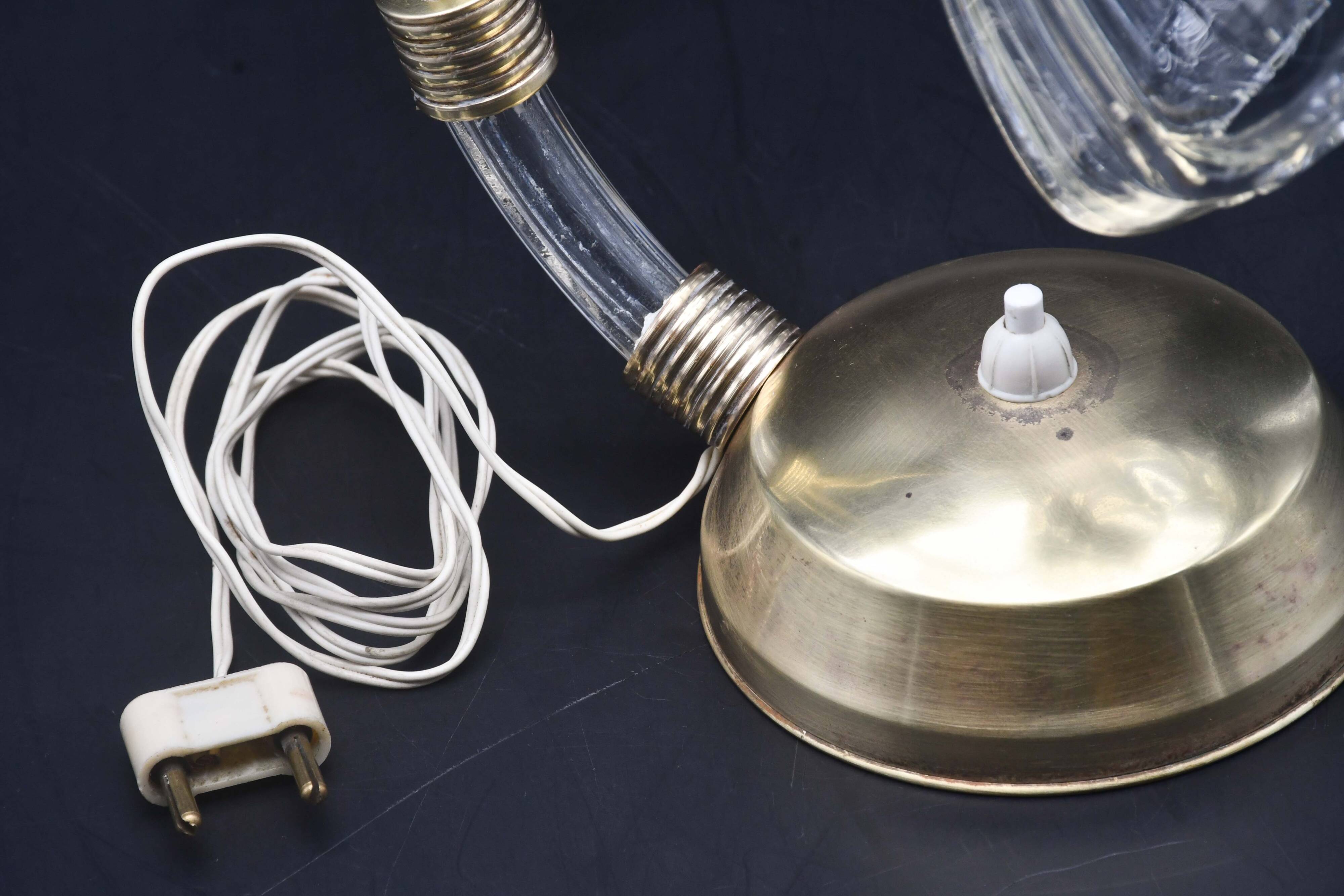 Art Decò Murano Glass Barovier e Toso Table Lamp, 1940