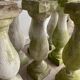 Lot de 10 balustres vintage style antique