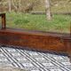 Oak solid wood storage bench