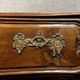 Curved and carved Lyonnaise chest of drawers from the Louis XV period in solid walnut