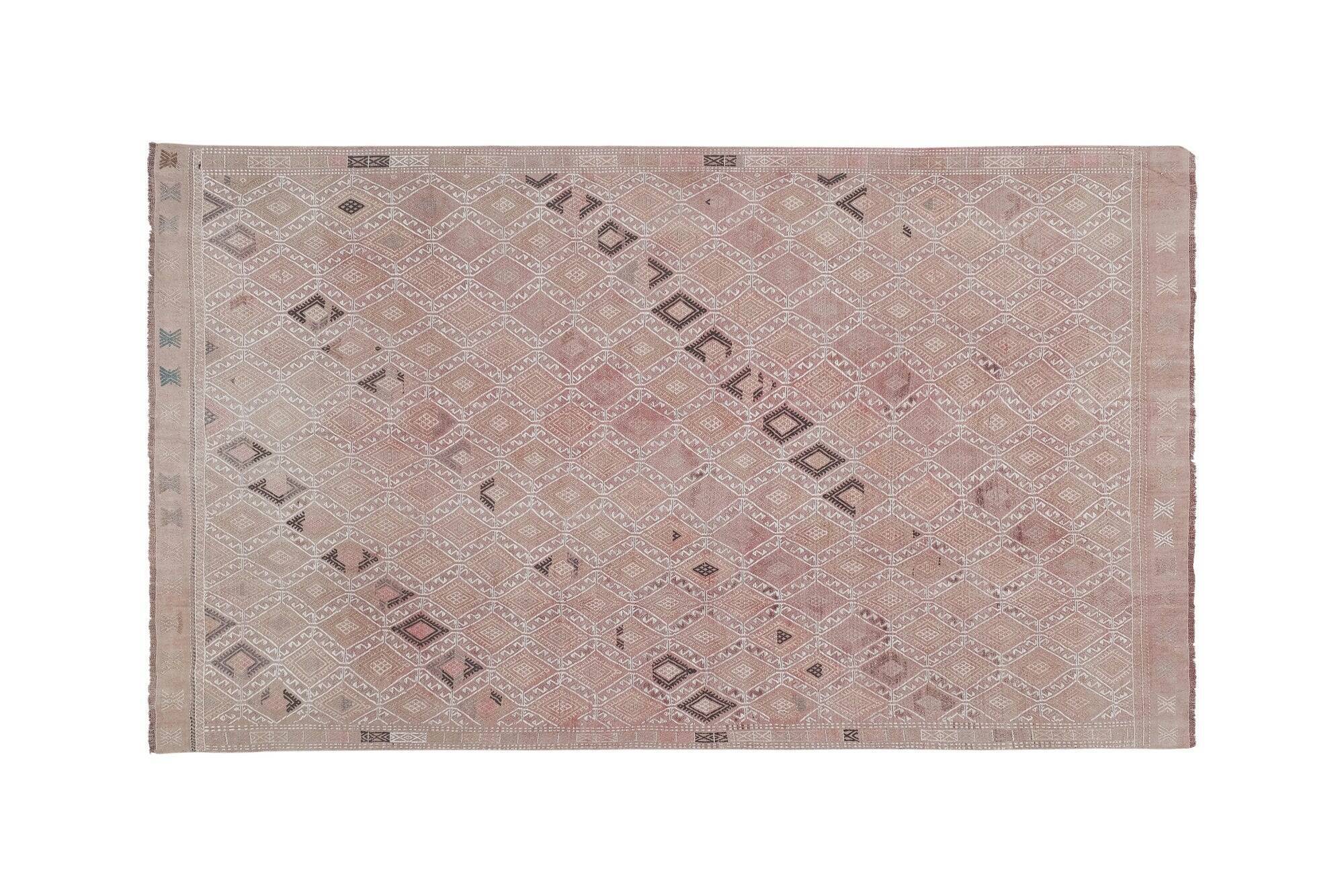 Tapis Kilim turc vintage tissé main