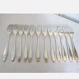 Christofle 12 silver metal table forks