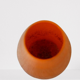 rare vase tango period art deco blown glass orange debut xx em