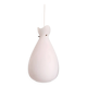 Scandinavian suspension in frosted white glass, 1960s
