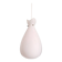 Scandinavian suspension in frosted white glass, 1960s