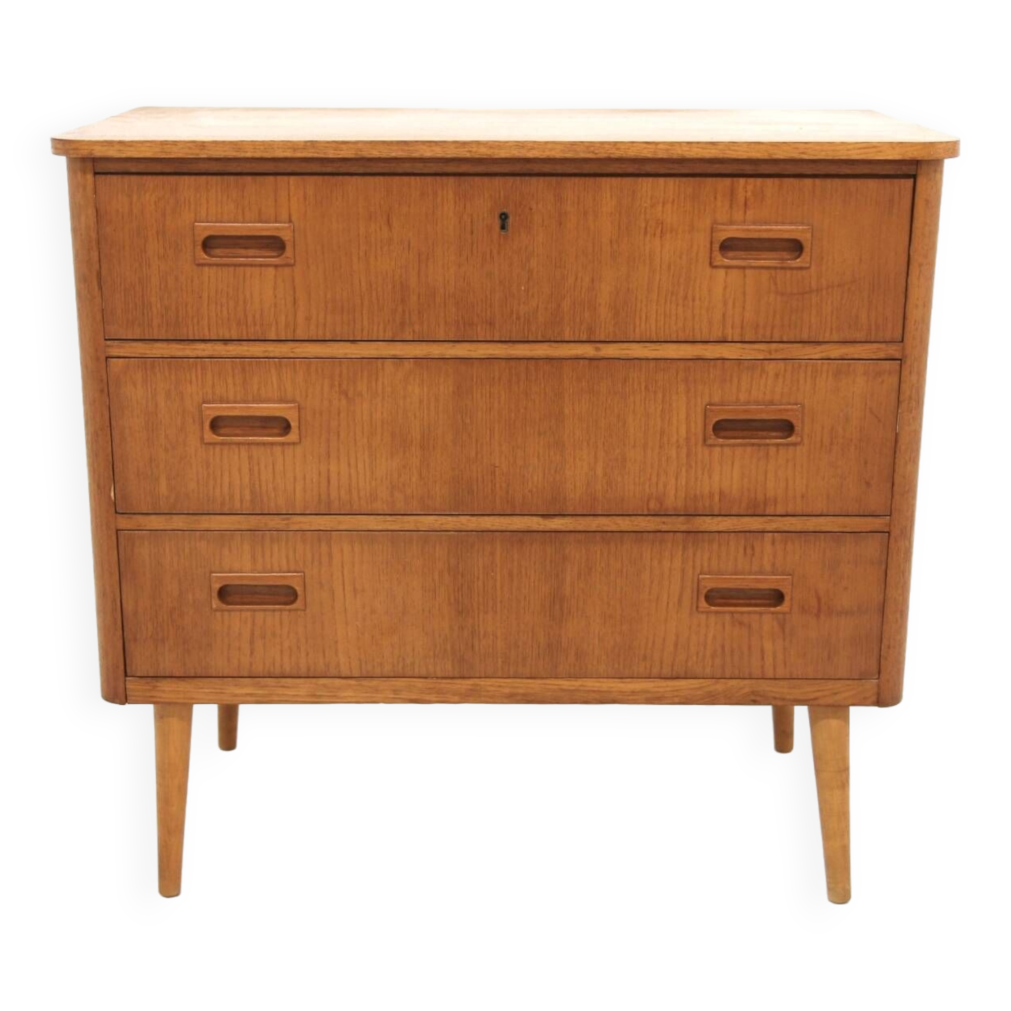 Scandinavian teak chest of drawers, Sweden, 1950