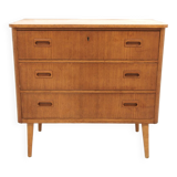 Scandinavian teak chest of drawers, Sweden, 1950
