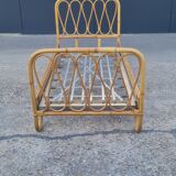 Rattan bed 1960