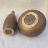 Set of 2 ceramic soliflores